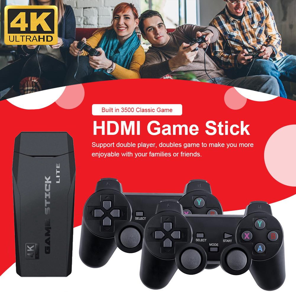 ขาย Game Stick Lite 4K Ultra HD 3000 in 1 Wireless 2.4 Joy Stick ราคา